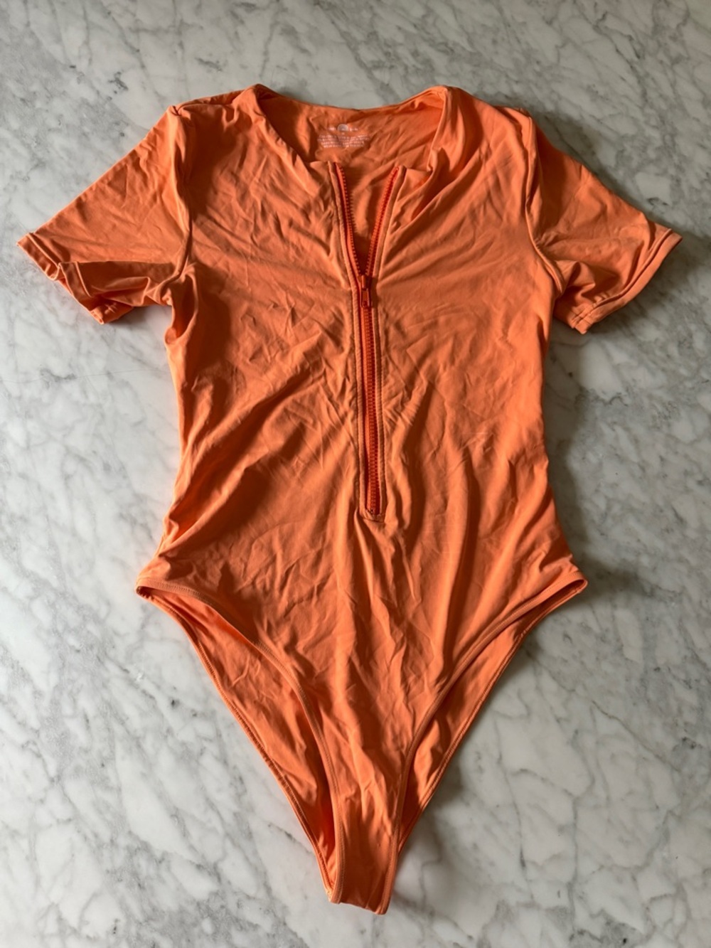 Toast Surf Suit One Piece Swimsuit - Nectarine, Medium - Picture 5 of 8